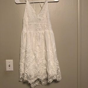 White lace sundress